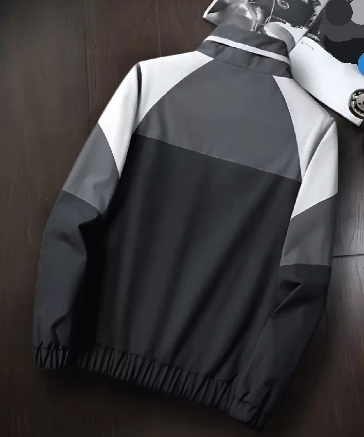 Image of QUIN FLETCHER Full Sleeve Colorblock Men Jacket
