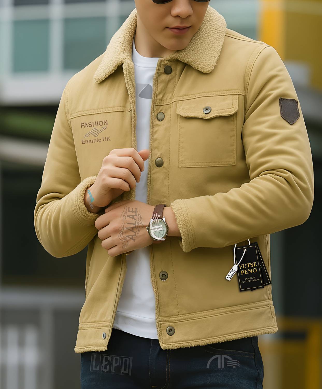 FUTSE PENO Full Sleeve Men Jacket - Image 2