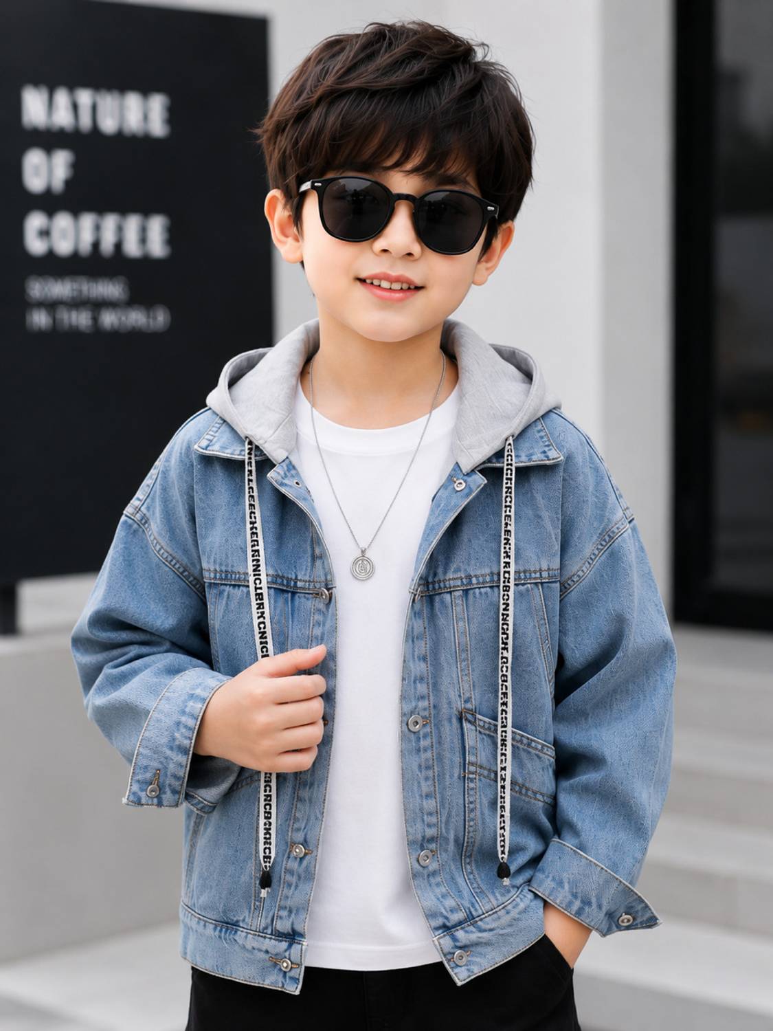 KILLER Boys Denim Jacket Blue - Image 3