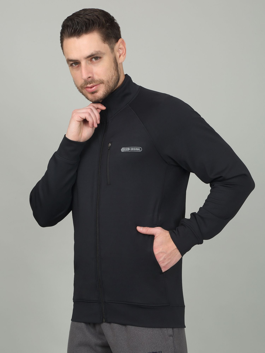Image of CANTABIL Men Solid Casual Jacket