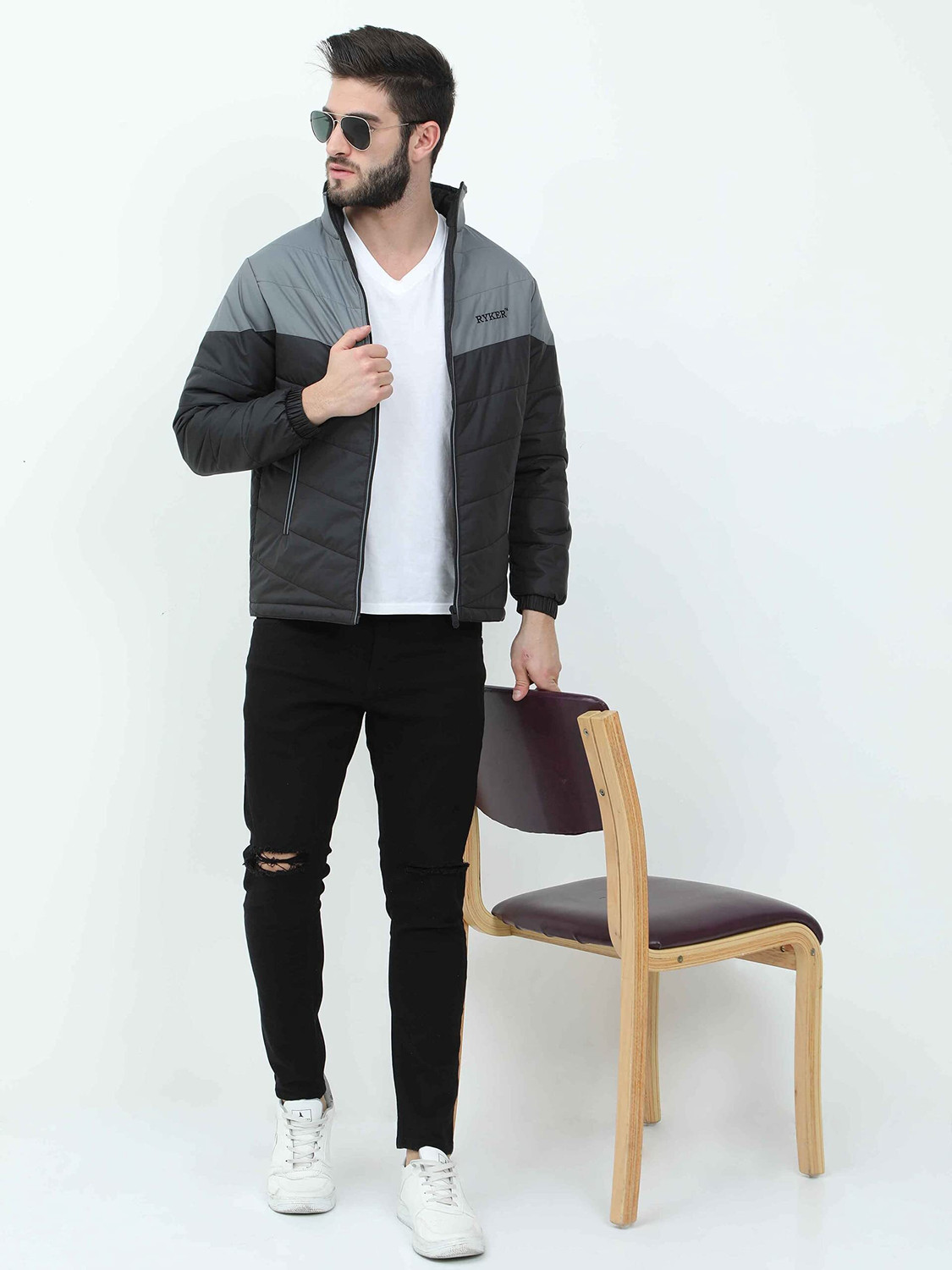 Image of Ryker Full Sleeve Colorblock Men Jacket