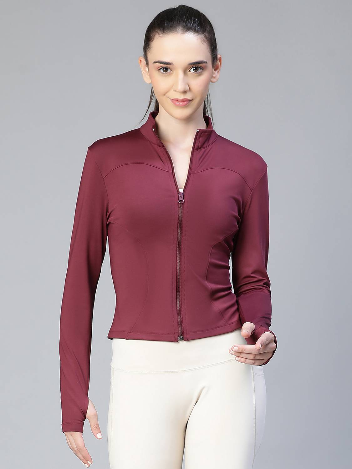 ATHLISIS Full Sleeve Solid Women Jacket