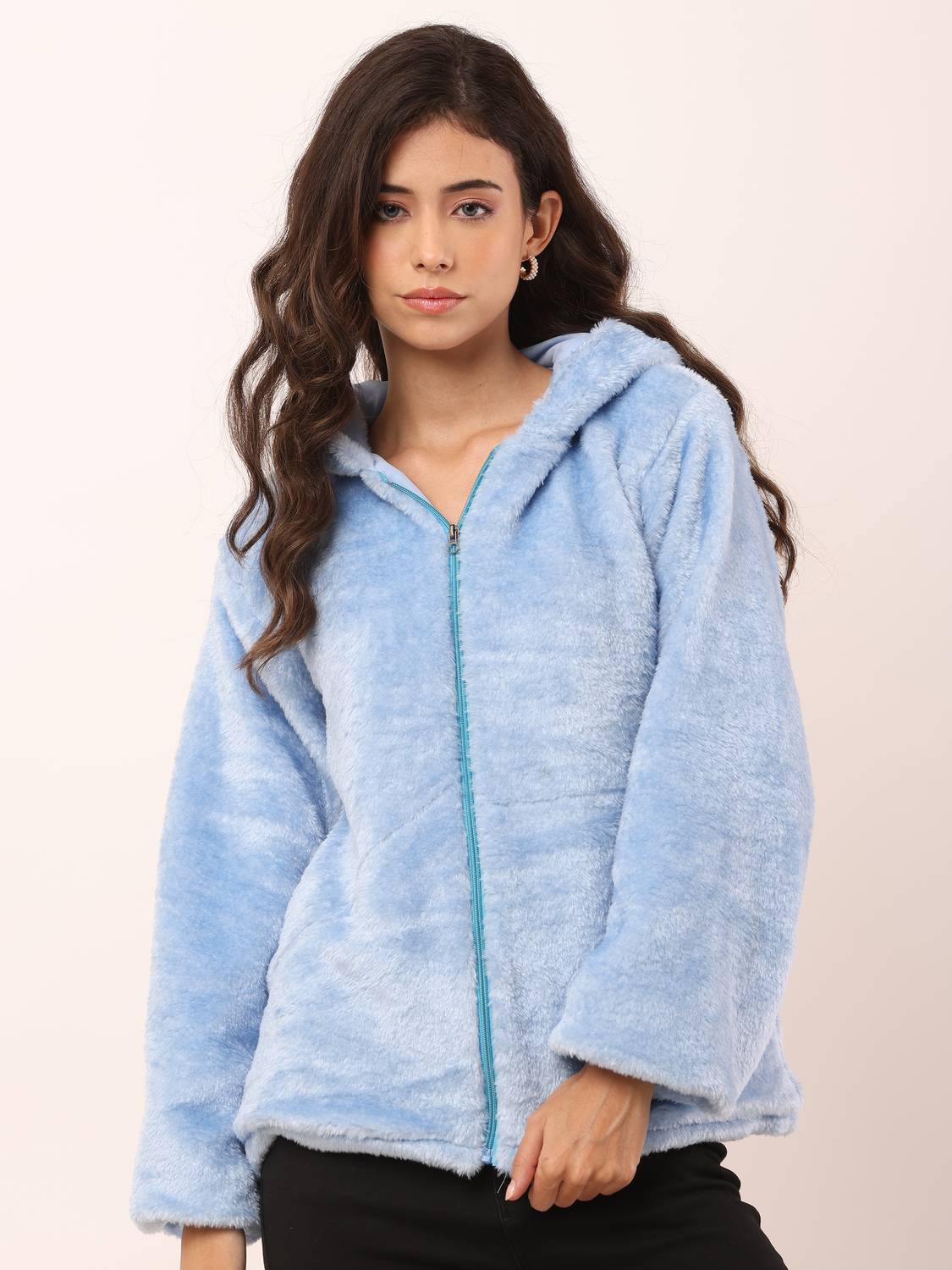 69 FASHION STREET Women Self Design Casual Jacket