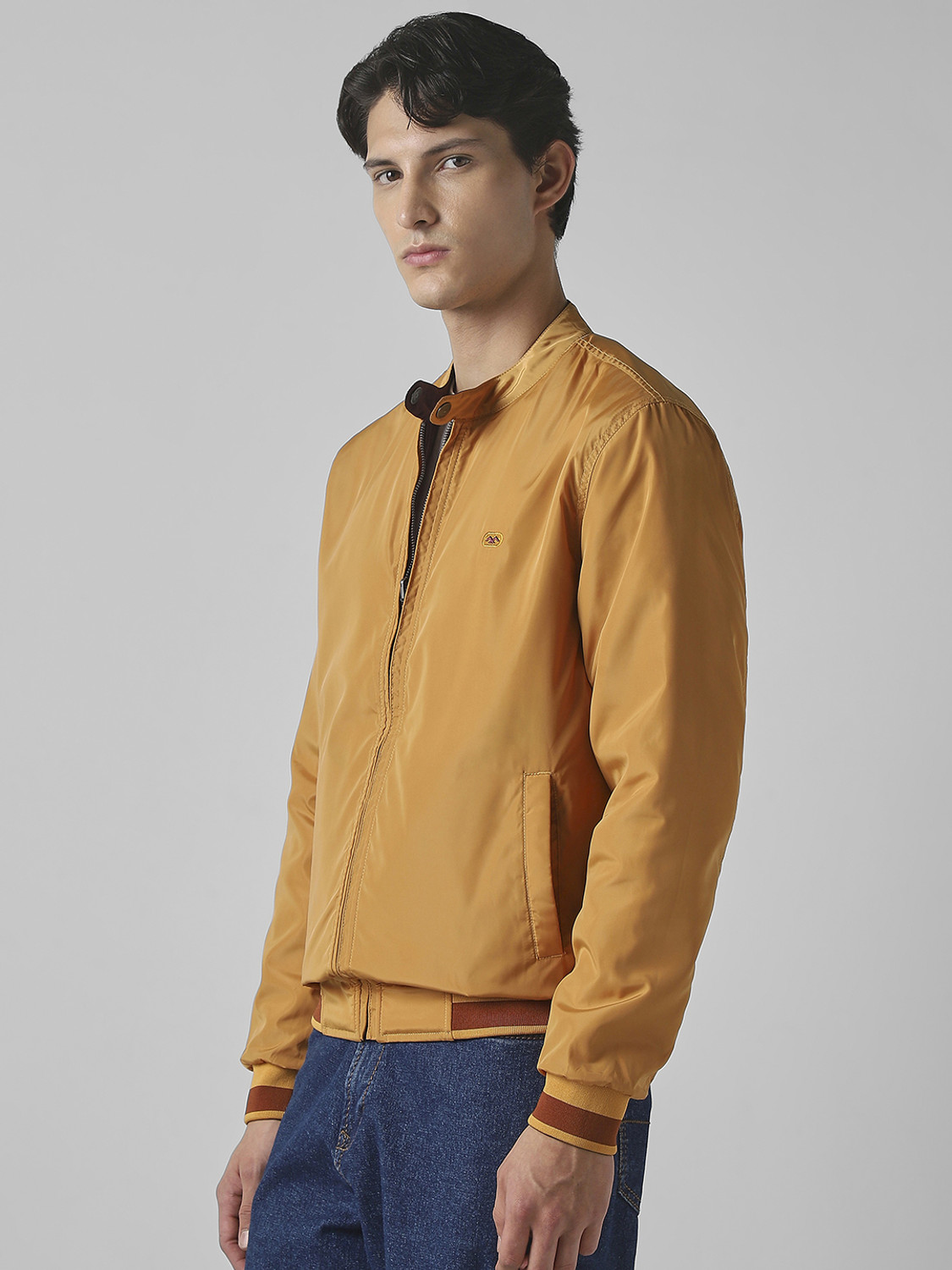 Image of MUFTI Full Sleeve Solid Men Jacket