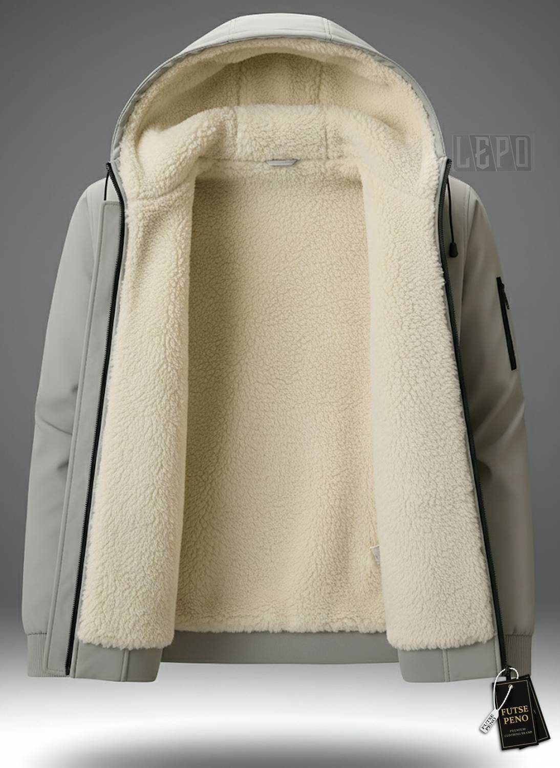 FUTSE PENO Full Sleeve Solid Men Jacket - Image 3