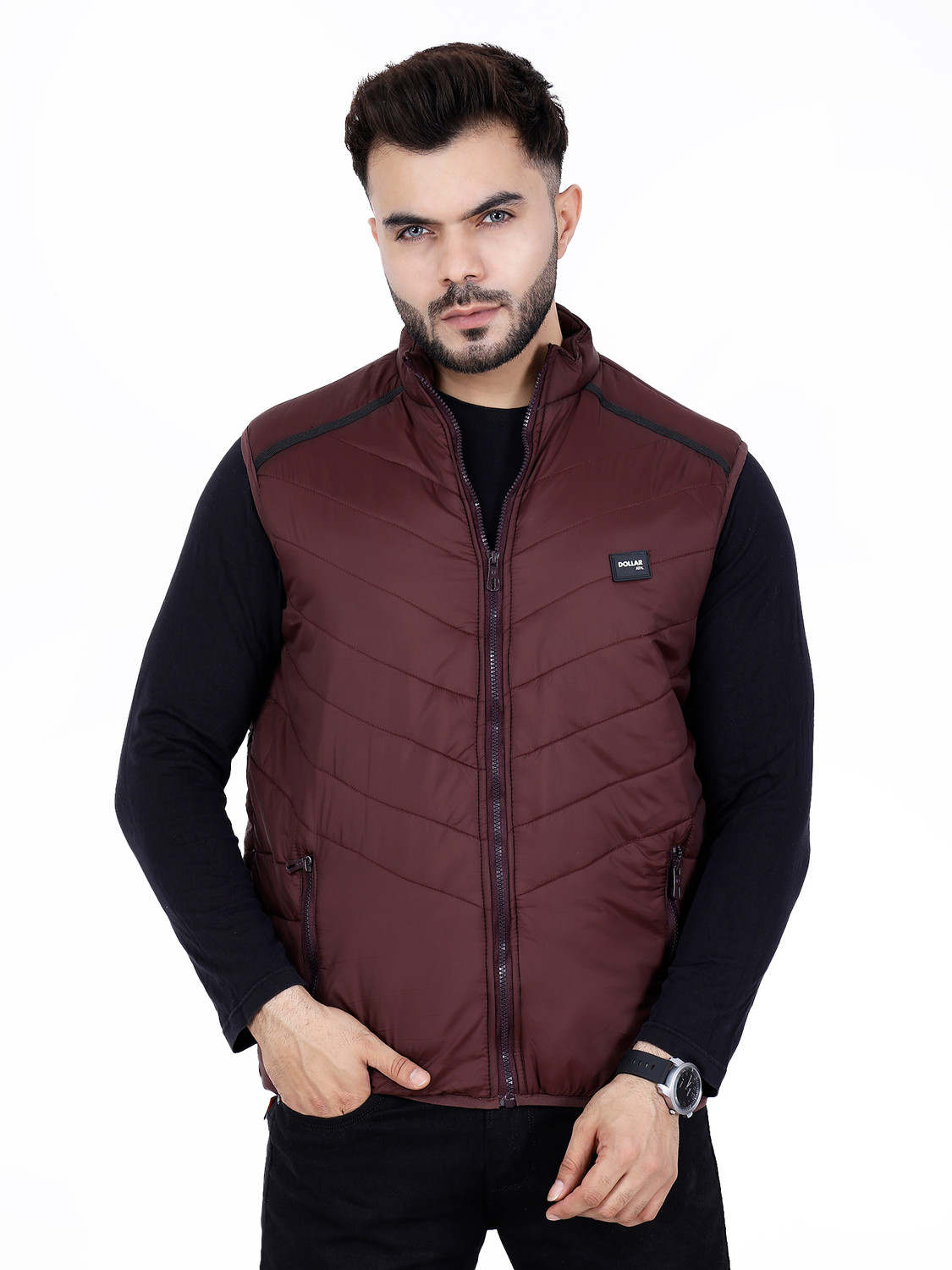 Image of Dollar Sleeveless Solid Men Jacket