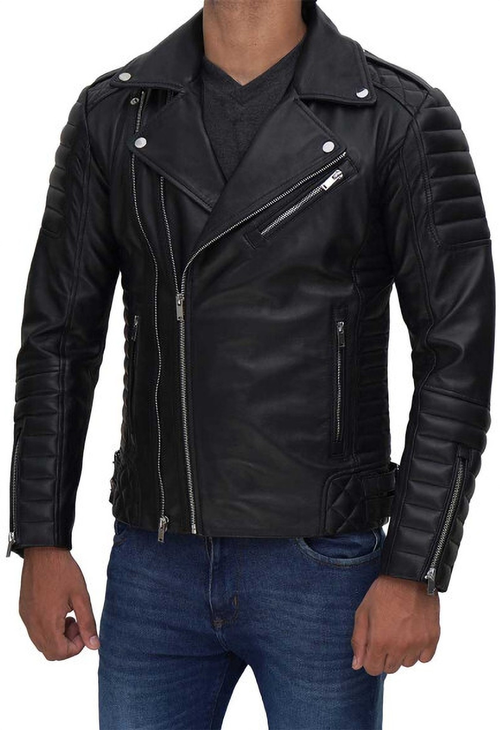 Image of Huzi Art Full Sleeve Solid Men Jacket