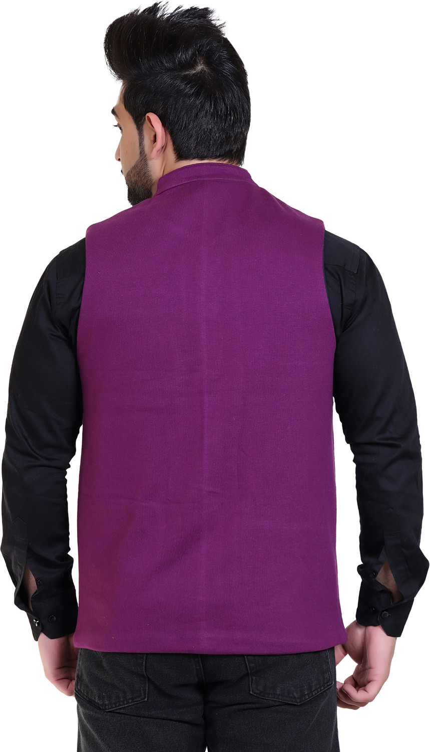 Image of STARFOX Sleeveless Solid Men Jacket