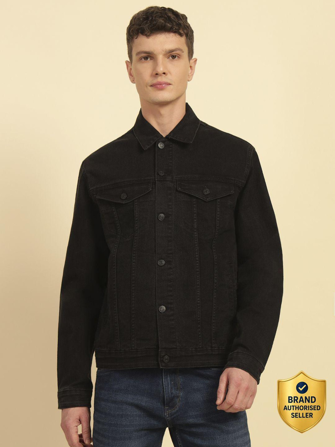 Image of CANTABIL Men Solid Jacket
