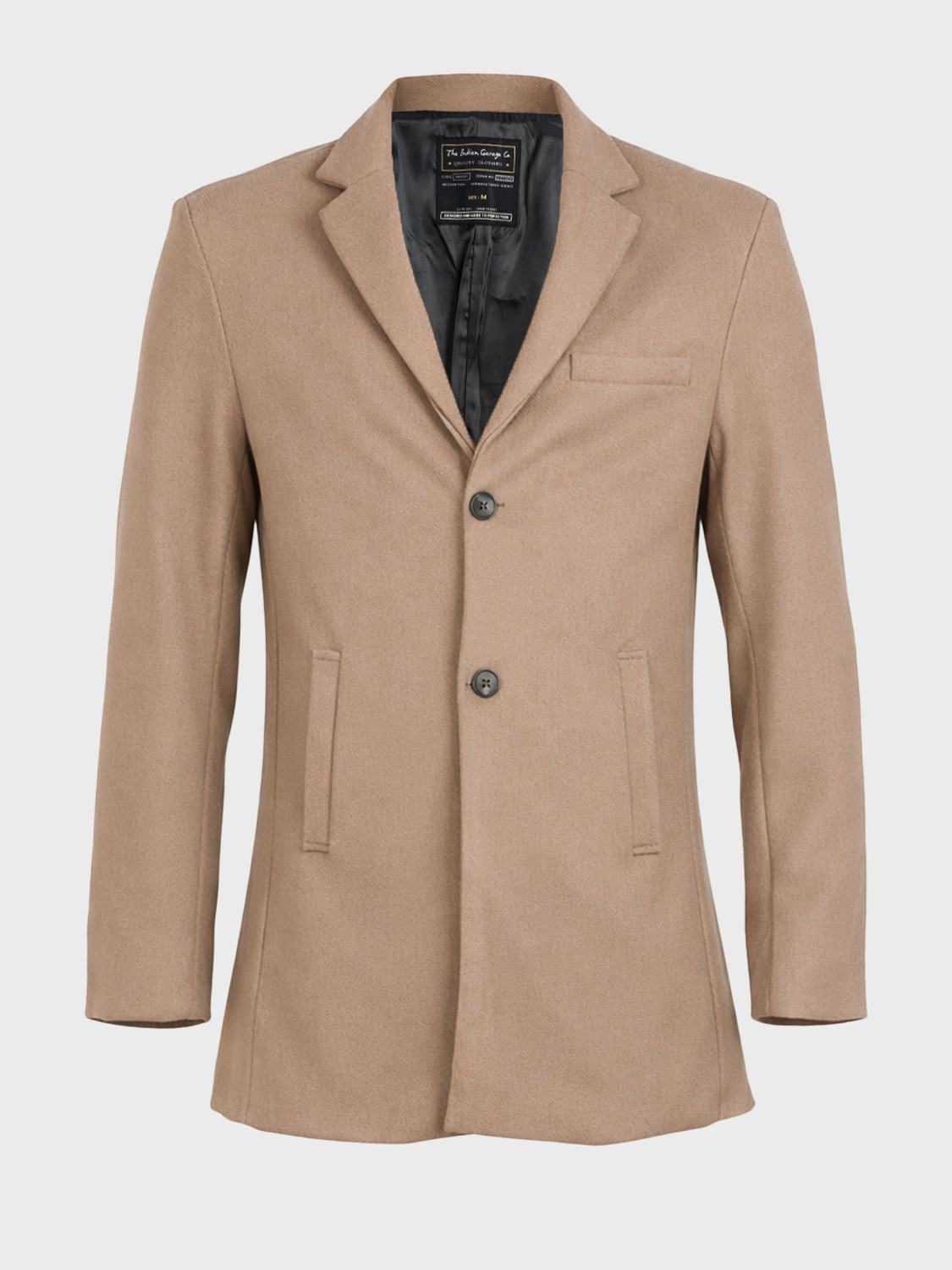 Image of The Indian Garage Co. Men Solid Casual Jacket