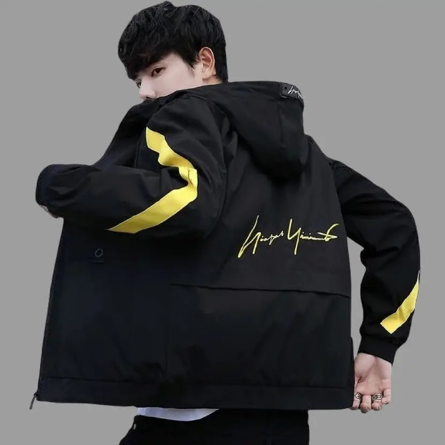 Image of Azy Fabrics Full Sleeve Solid Men Jacket