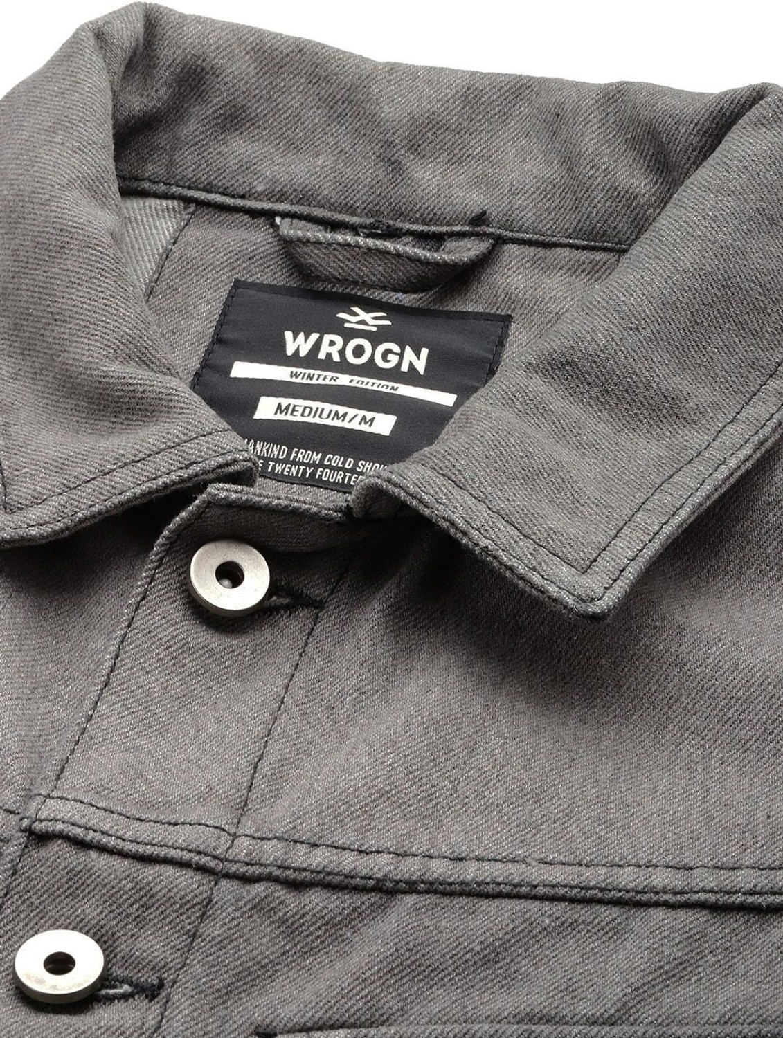 Image of WROGN Full Sleeve Solid Men Jacket