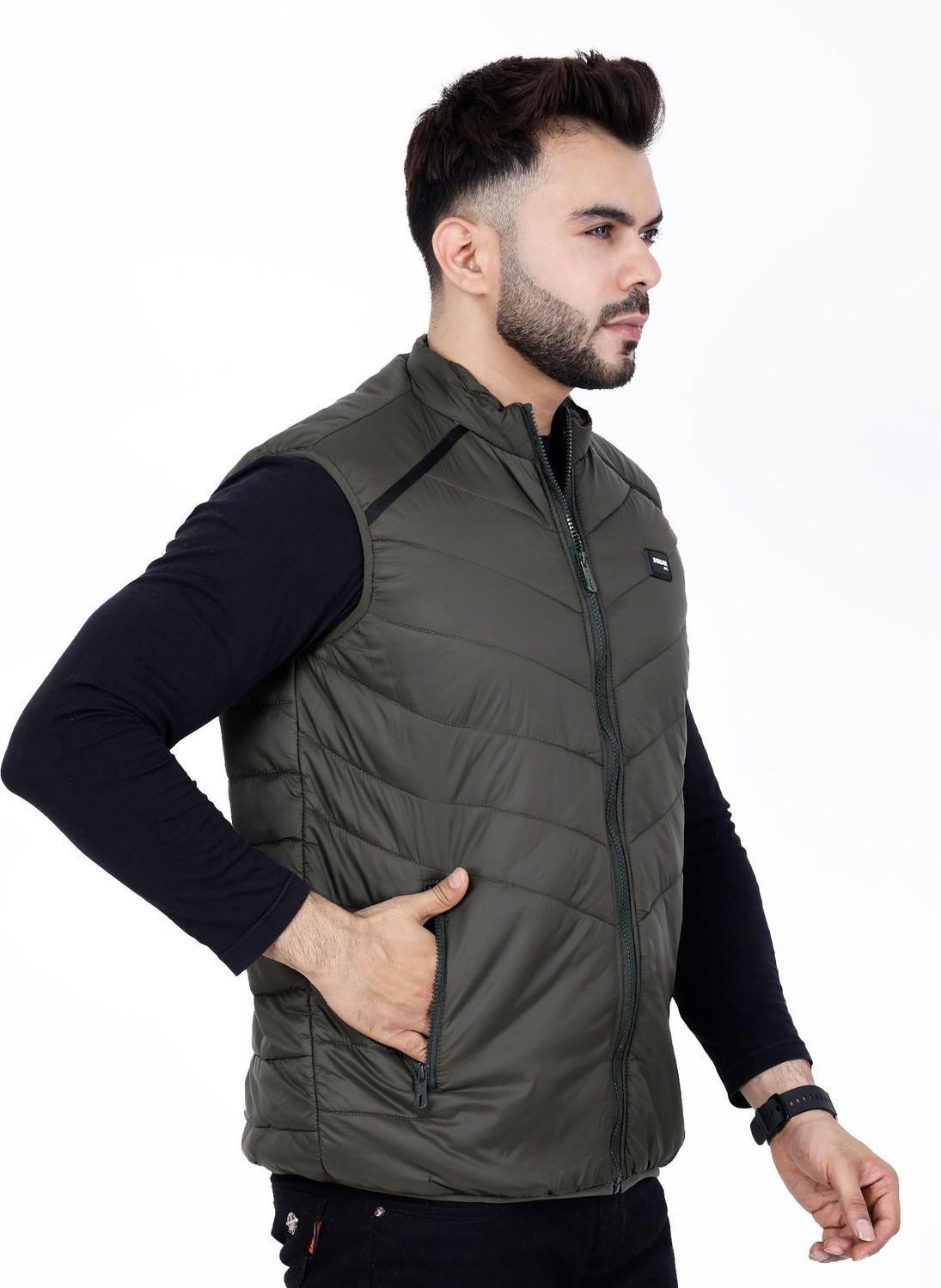 Image of Dollar Sleeveless Solid Men Jacket