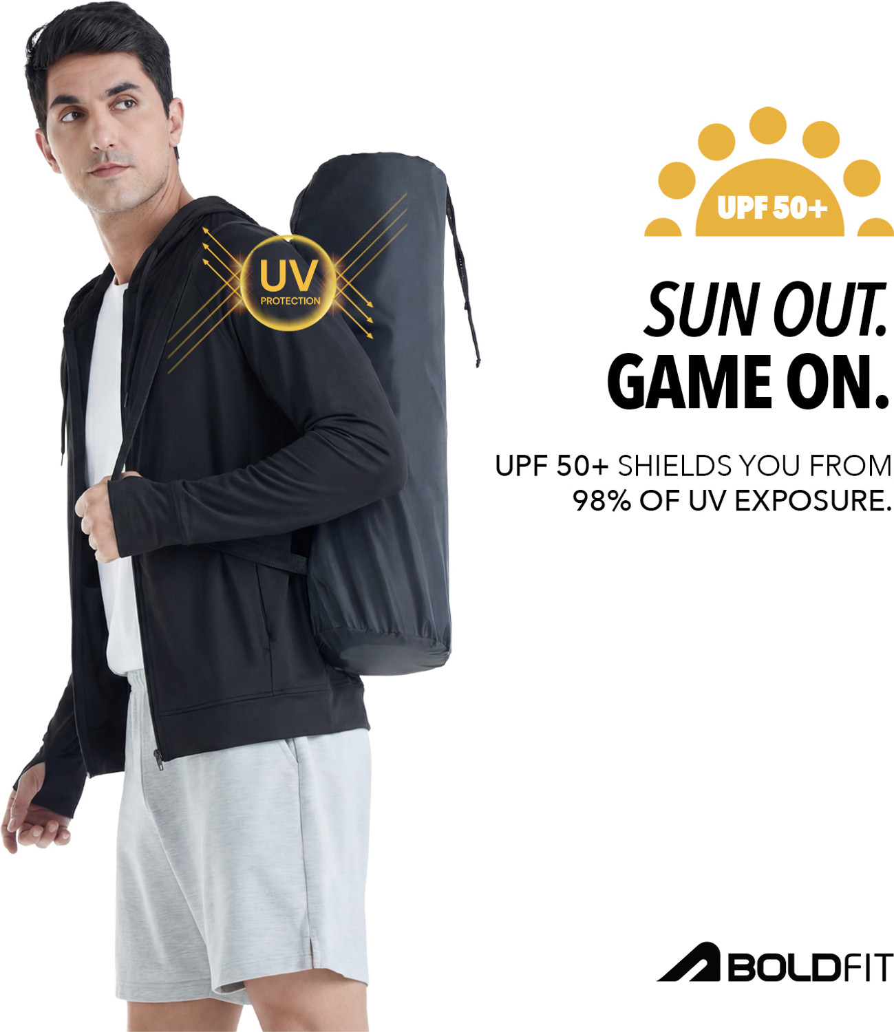 Image of BOLDFIT Full Sleeve Solid Men Jacket