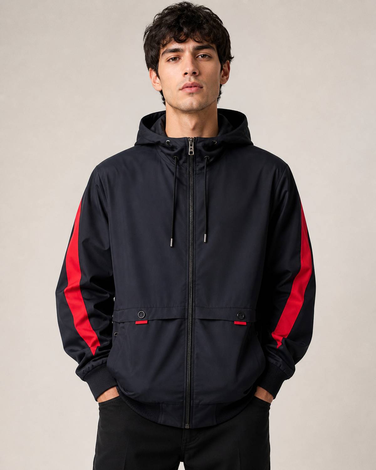 areeba Full Sleeve Solid Men Jacket