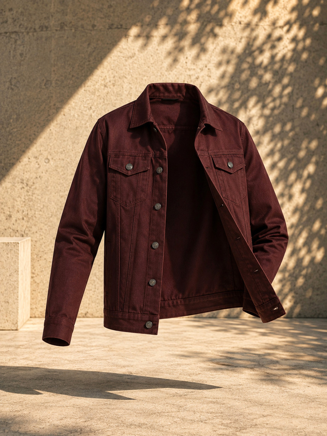 Image of MONTREZ Men Solid Casual Jacket