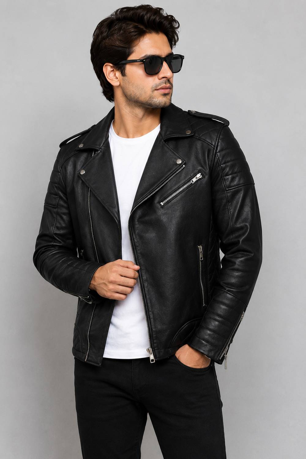 Tulagarments Full Sleeve Solid Men Jacket - Image 1