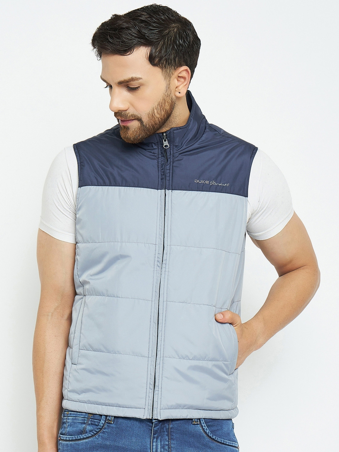 Image of DUKE Sleeveless Colorblock Men Jacket
