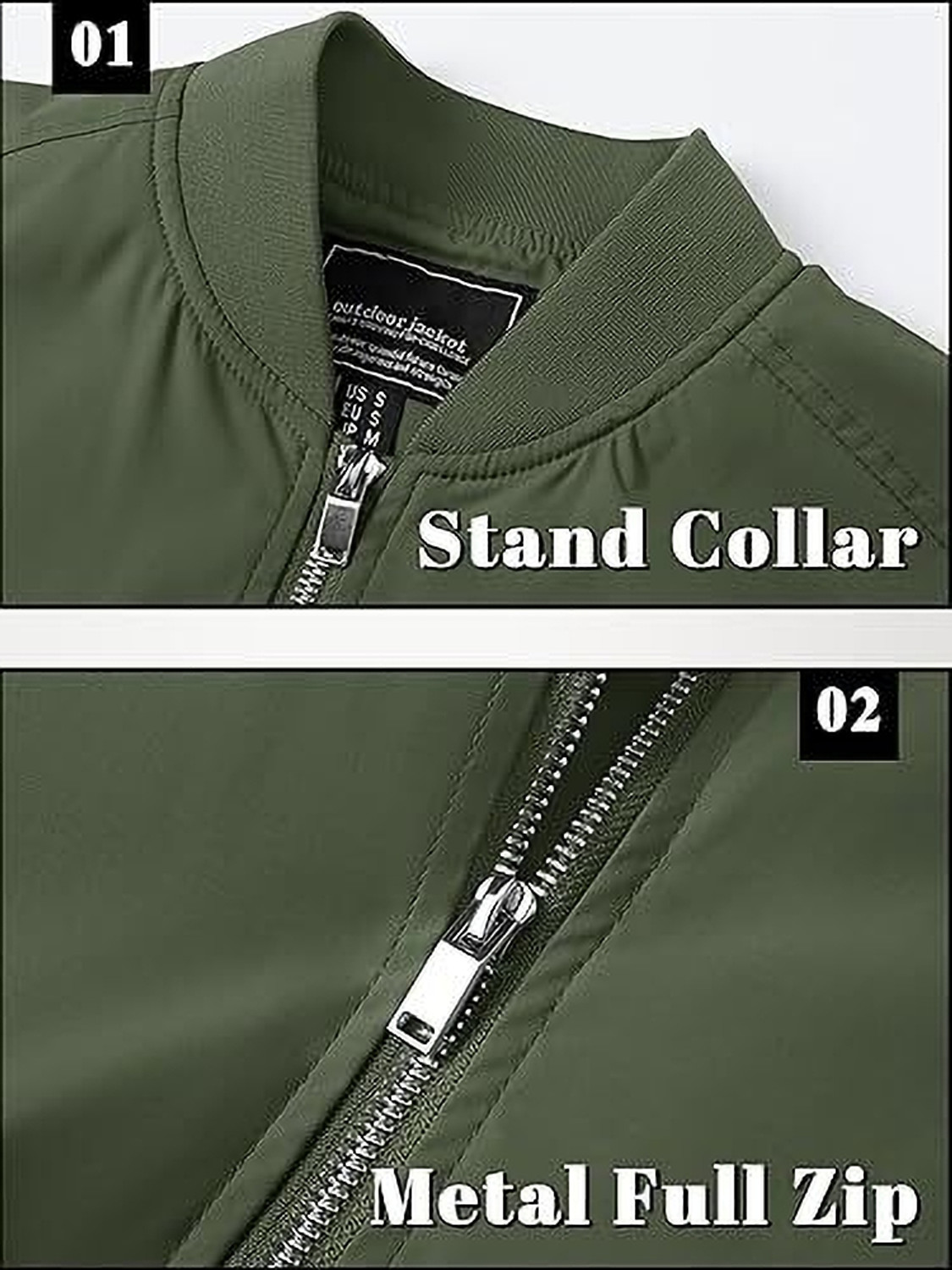 Image of ZEPPI Full Sleeve Solid Men Jacket