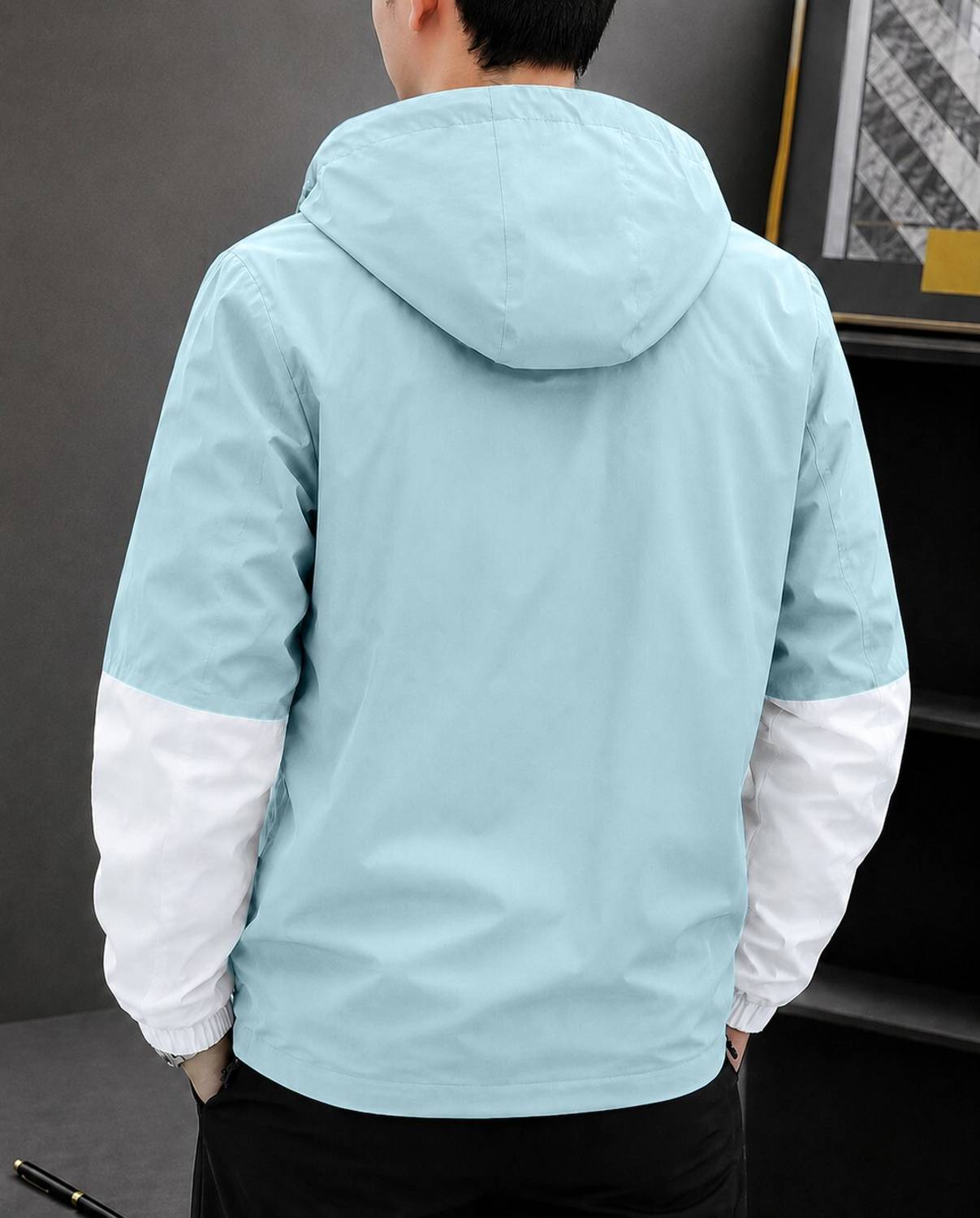 MOTREX Full Sleeve Colorblock Men Jacket - Image 2