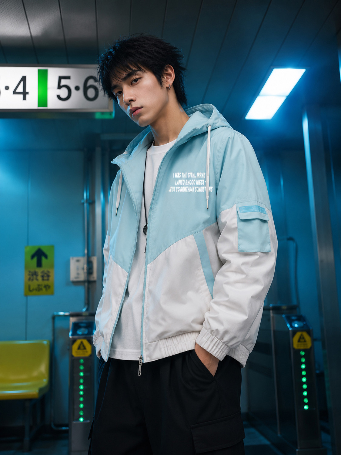 Image of METRONAUT Full Sleeve Colorblock Men Casual Jacket