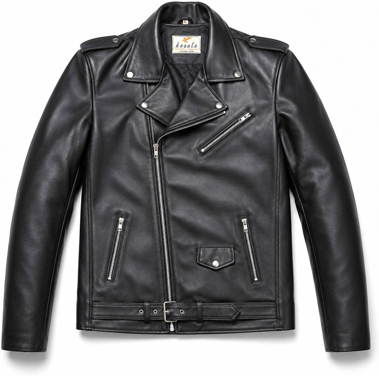 TAJLEATHER Full Sleeve Solid Men Jacket - Image 3