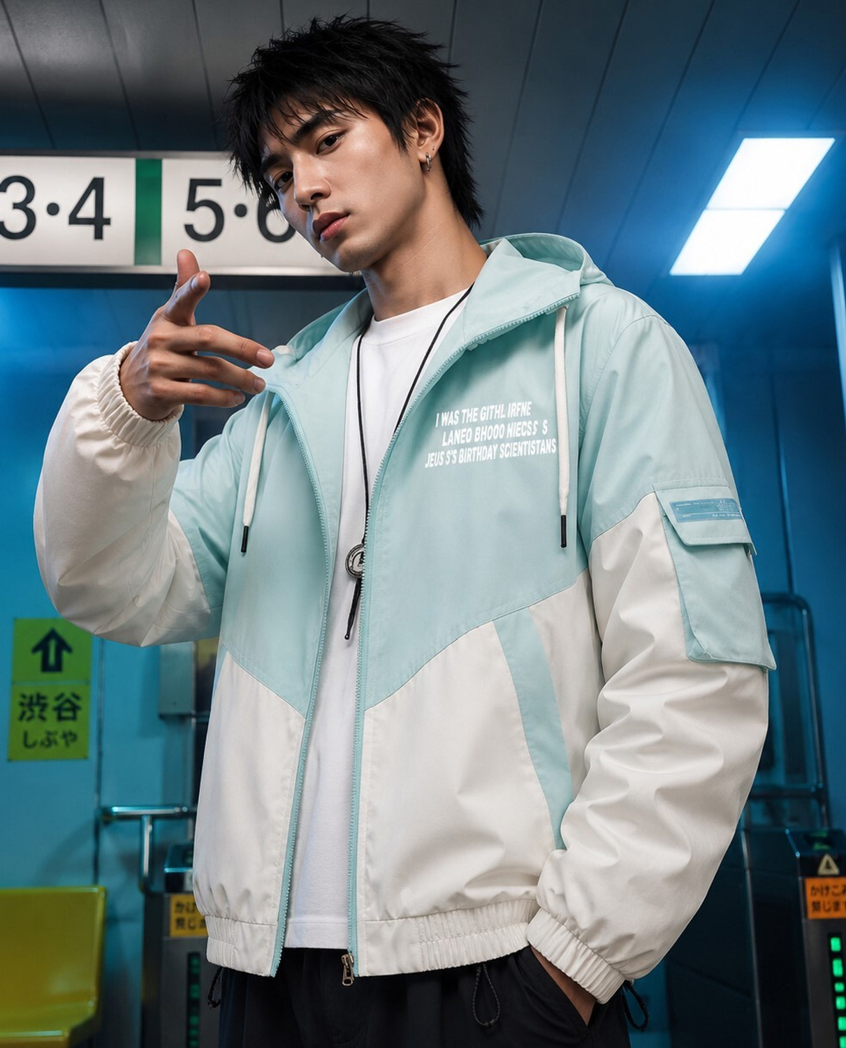 Image of METRONAUT Full Sleeve Colorblock Men Casual Jacket