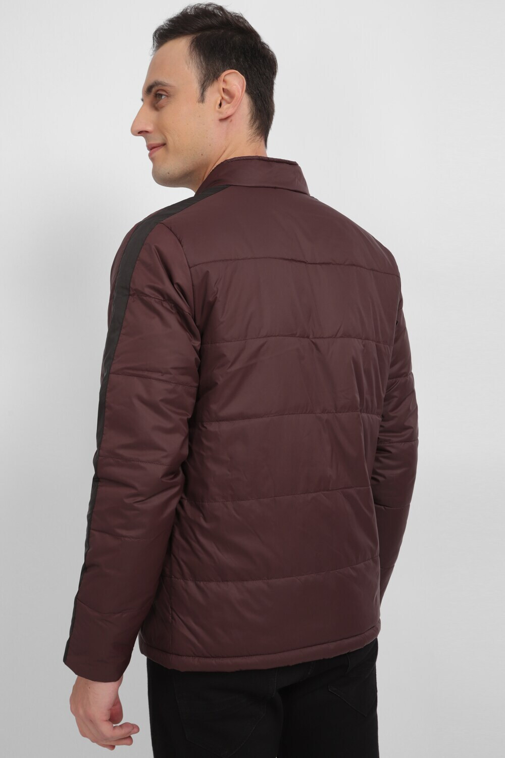 Image of Allen Solly Full Sleeve Solid Men Jacket