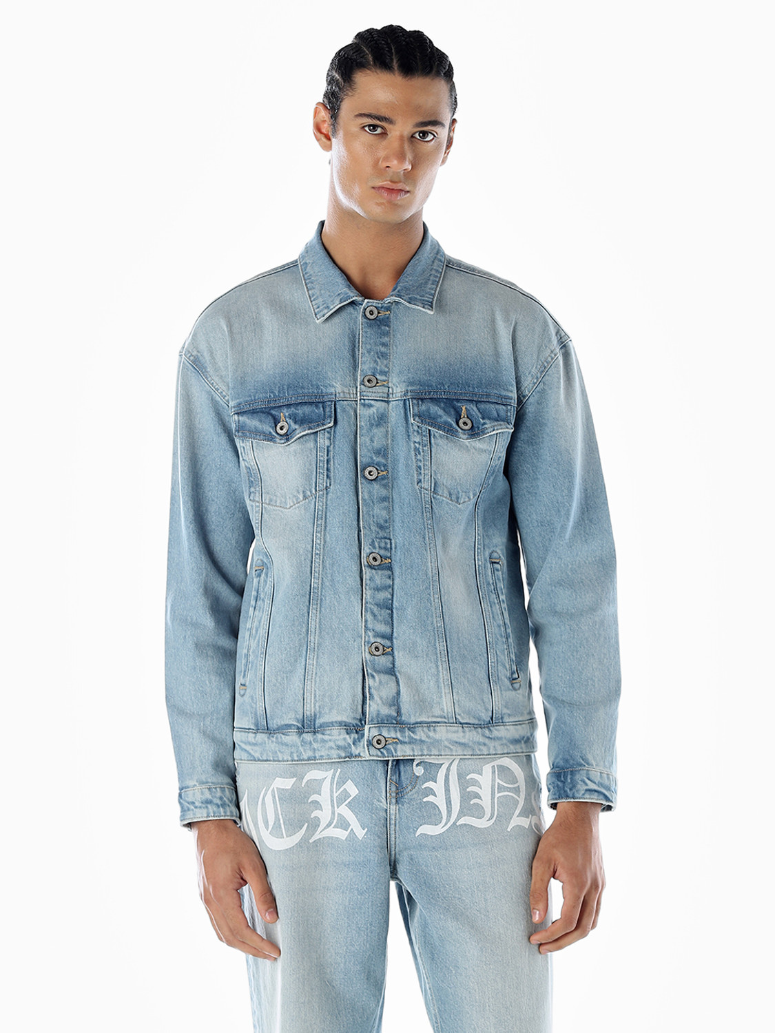Image of JACK & JONES Men Printed Jacket