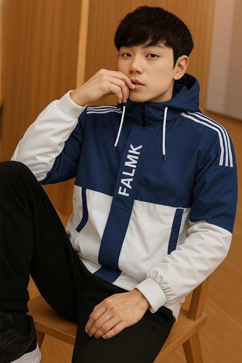 MOTREX Full Sleeve Colorblock Men Jacket - Image 5