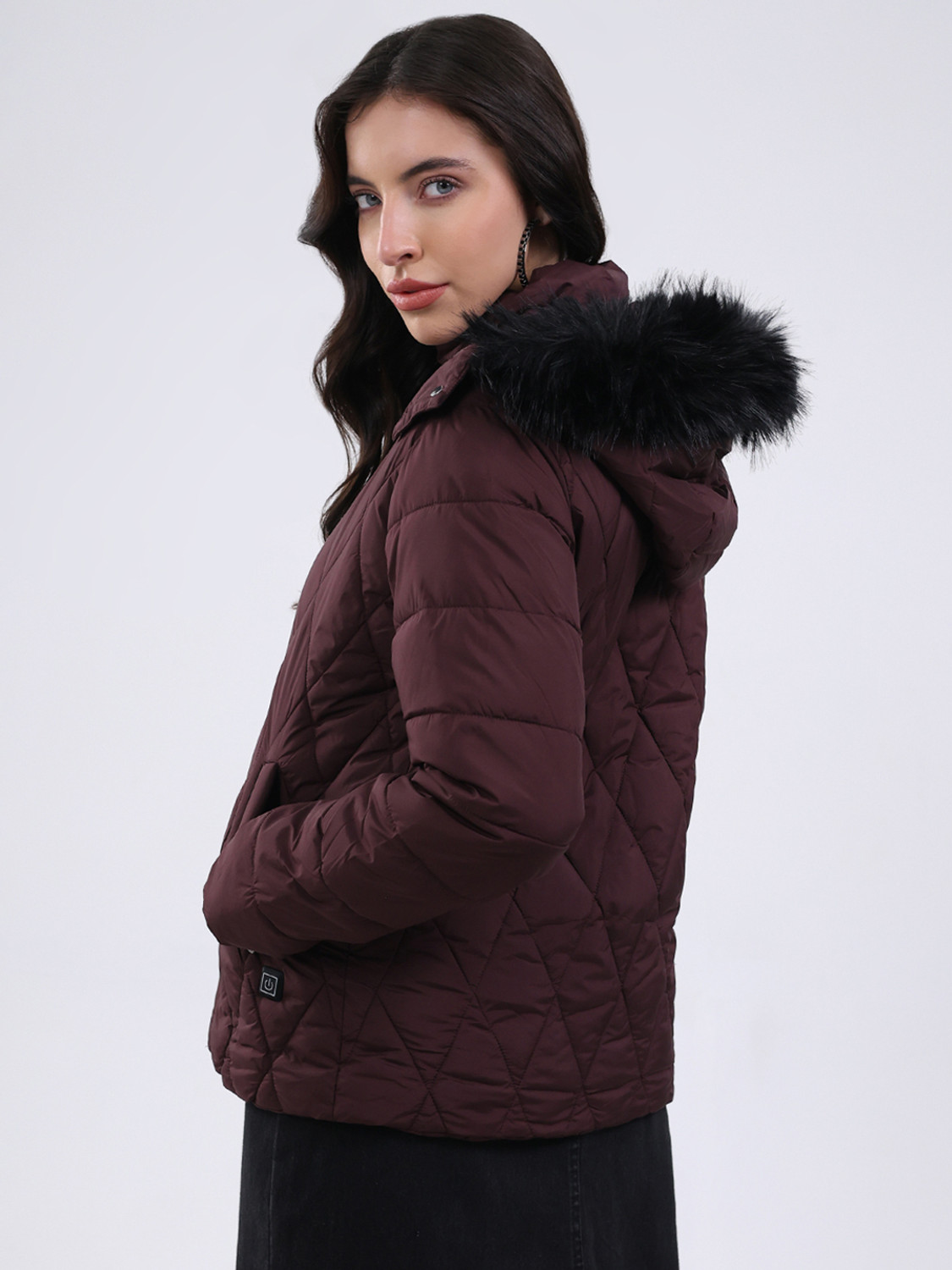 Image of MONTE CARLO Full Sleeve Solid Women Jacket