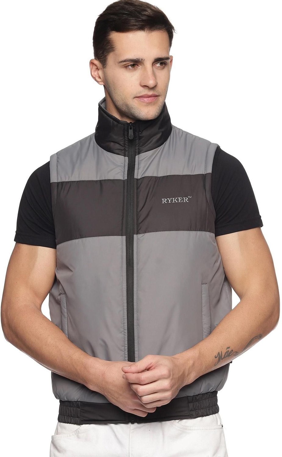 Image of Ryker Sleeveless Colorblock Men Jacket