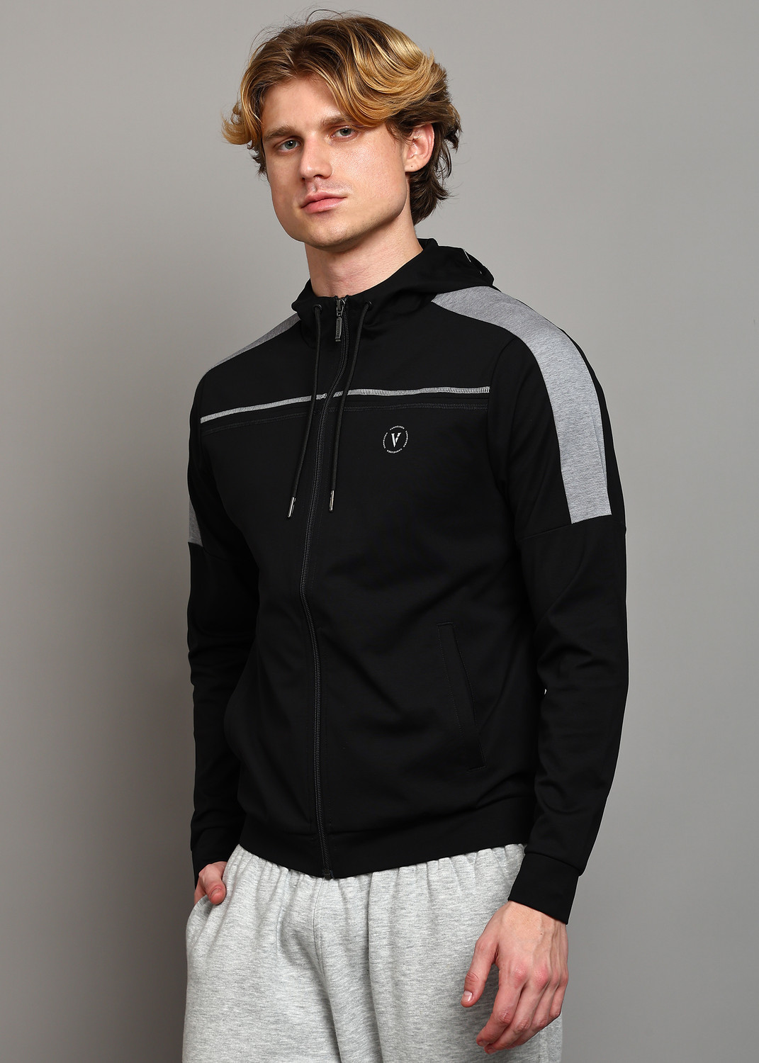 Image of VAN HEUSEN Men Colorblock Casual Jacket