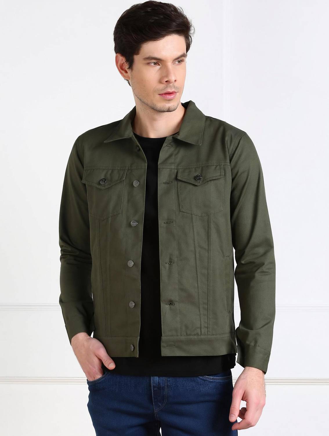 MONTREZ Full Sleeve Washed Men Jacket - Image 1