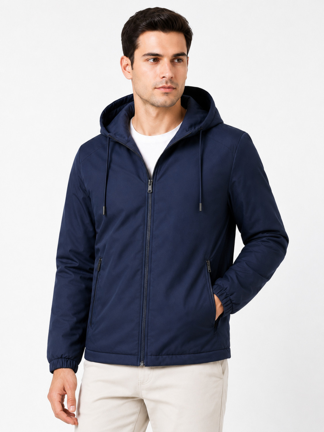 Image of Mia Fashion Full Sleeve Solid Men Jacket