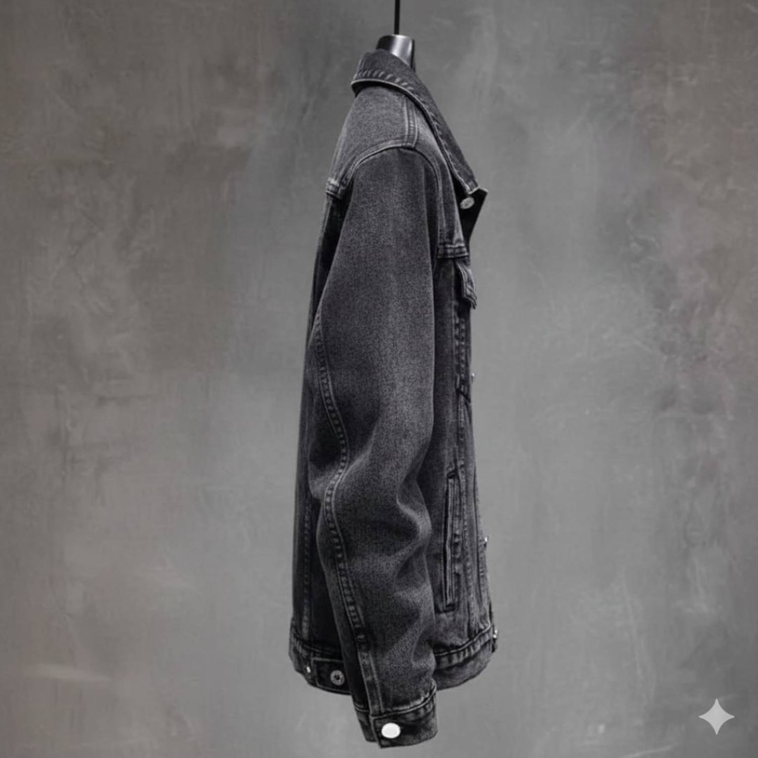 Moda Rapido Men Blue Denim Jacket - Image 3