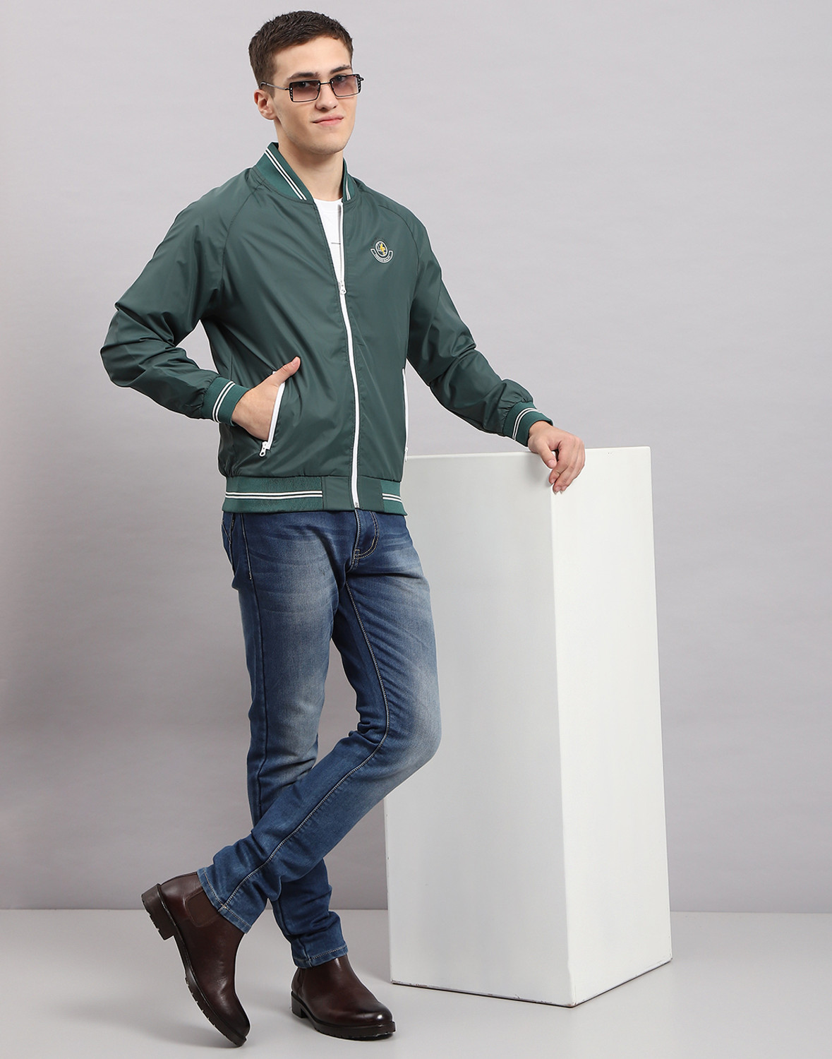 Image of MONTE CARLO Full Sleeve Solid Men Jacket