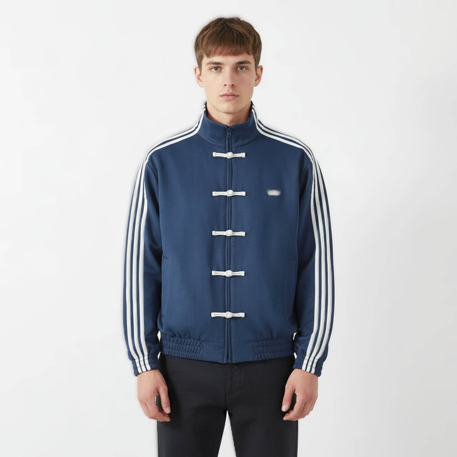 AuraStreet Full Sleeve Striped Men & Women Jacket - Image 5