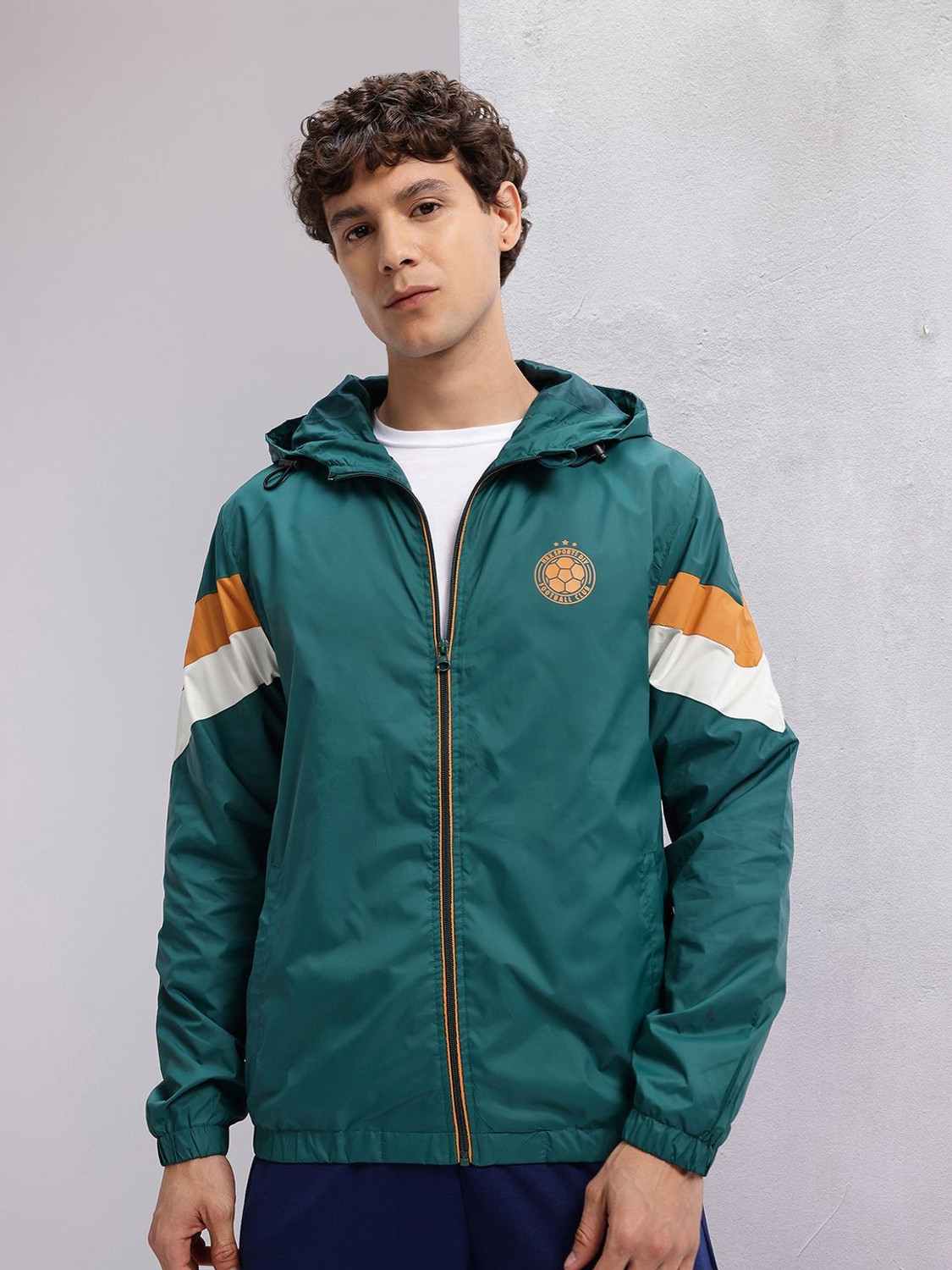 Image of HRX by Hrithik Roshan Full Sleeve Solid Men Jacket