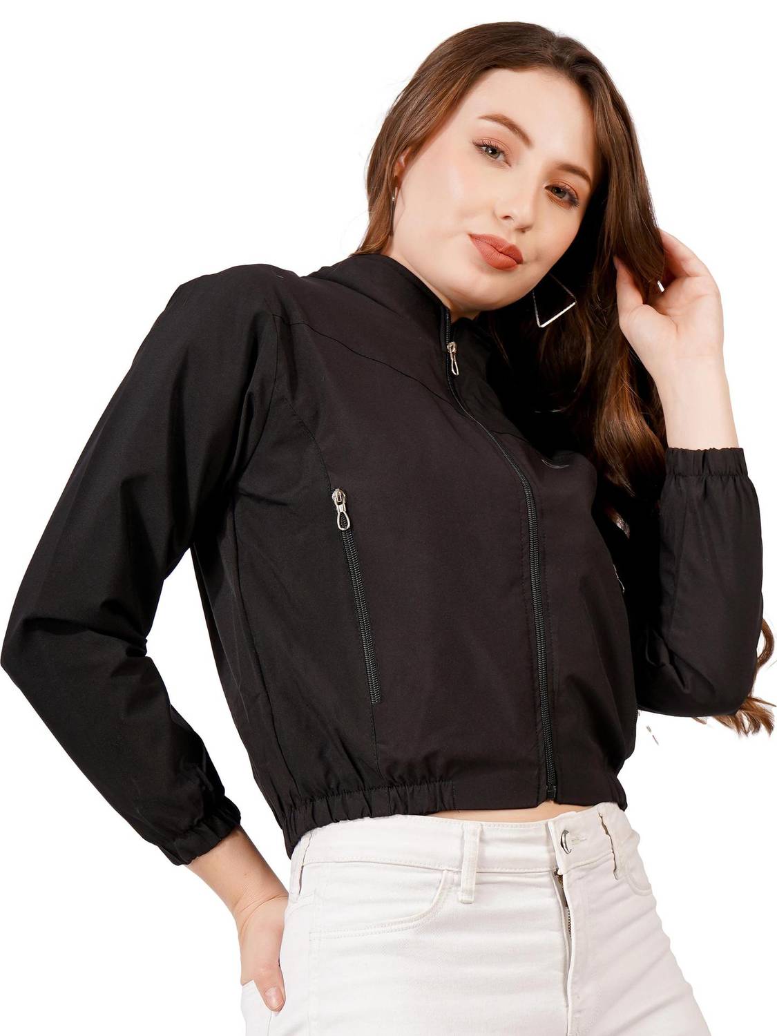 BlueFicus Full Sleeve Solid Women Jacket