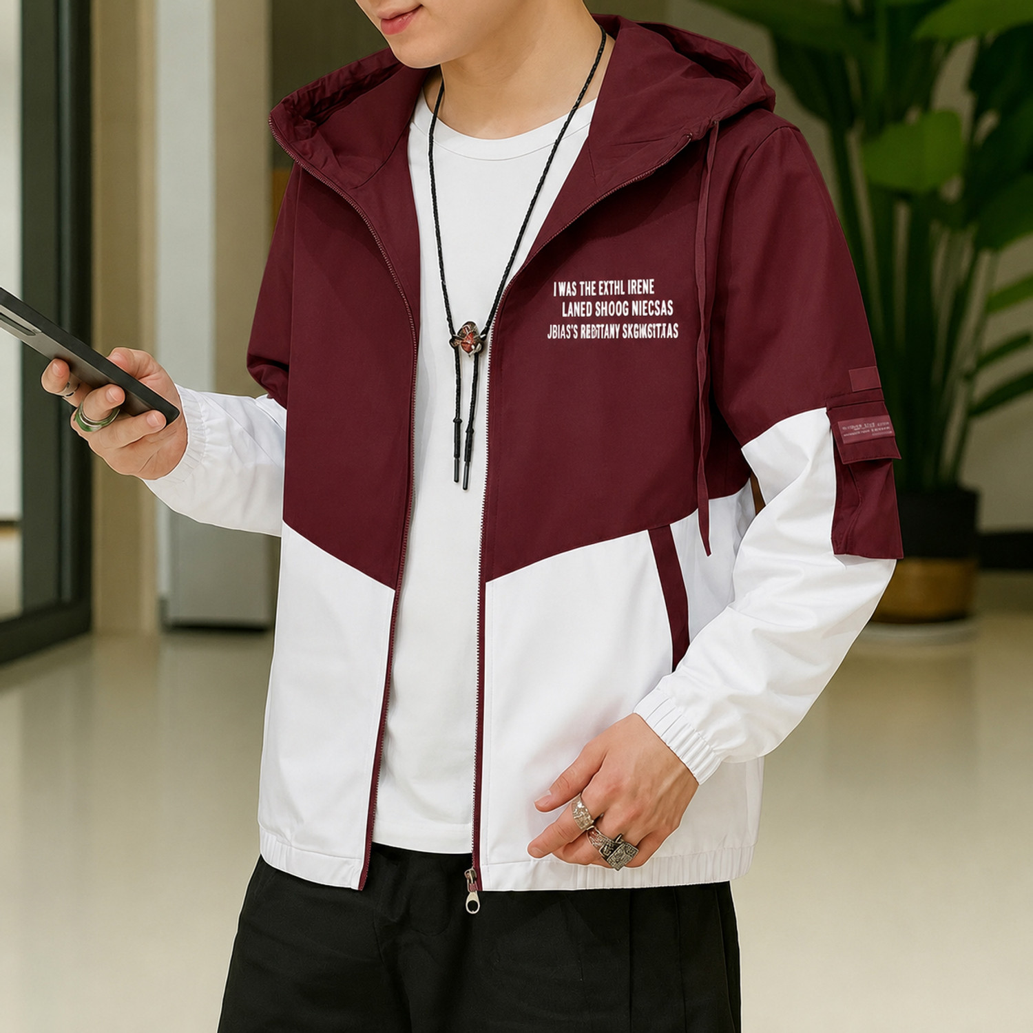 Image of MOTREX Full Sleeve Colorblock Men Jacket