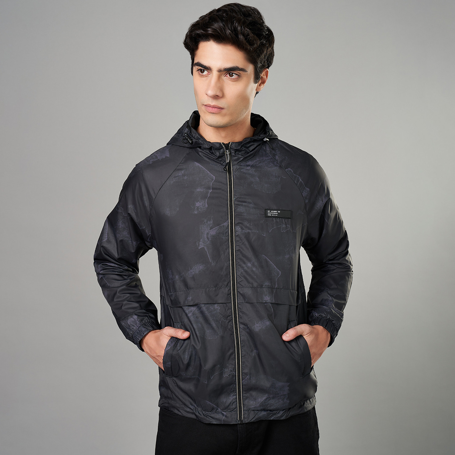Image of SF Jeans by Pantaloons Full Sleeve Solid Men Jacket