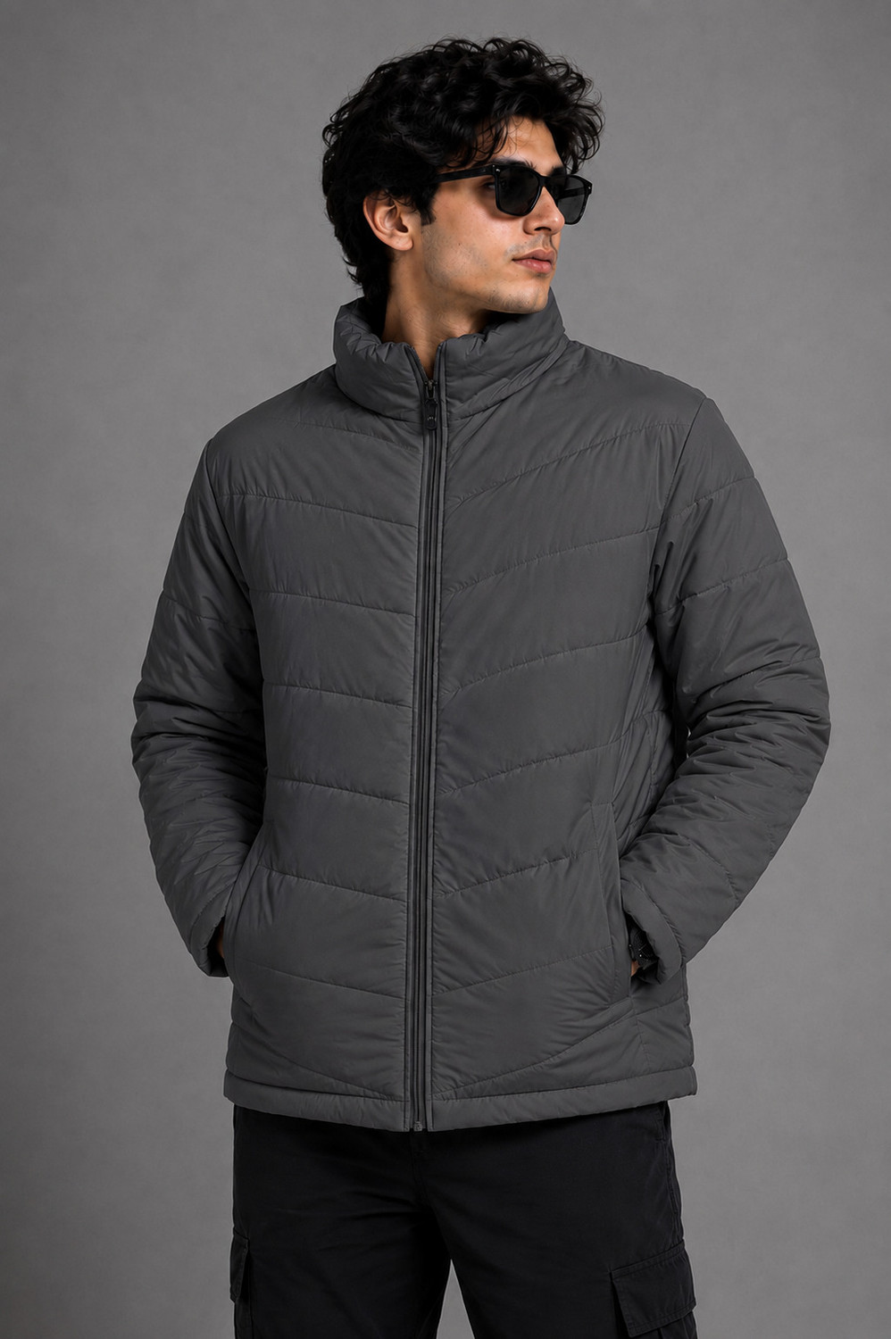 Image of Trend Zoid Men Solid Puffer Jacket