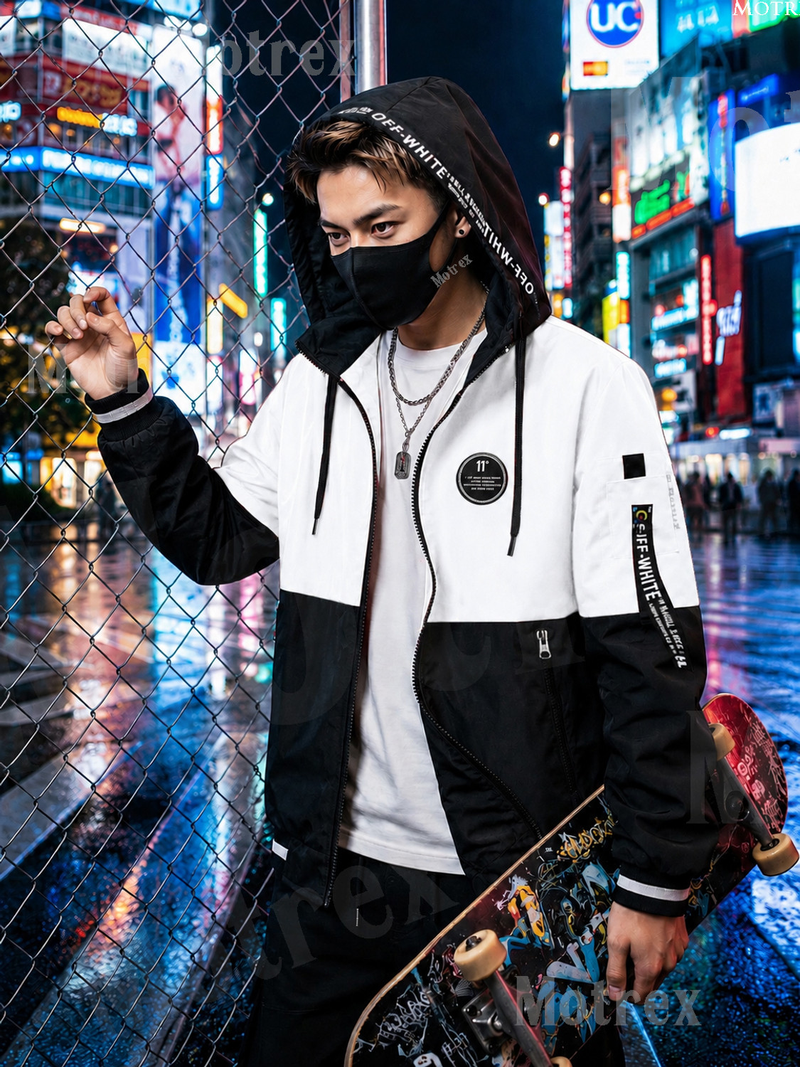 Image of MOTREX Men Printed Casual Jacket
