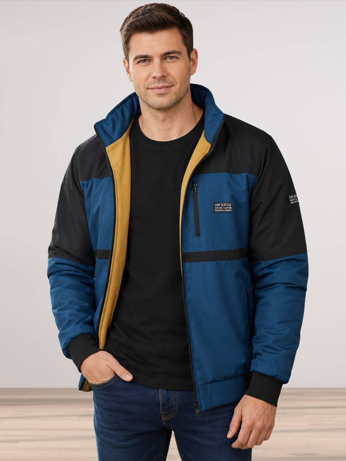 TrendsTalk Full Sleeve Solid Men Jacket - Image 2
