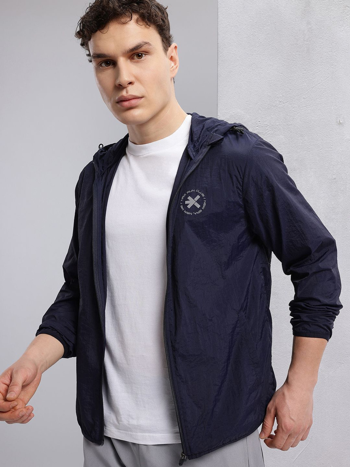 Image of HRX by Hrithik Roshan Full Sleeve Solid Men Jacket