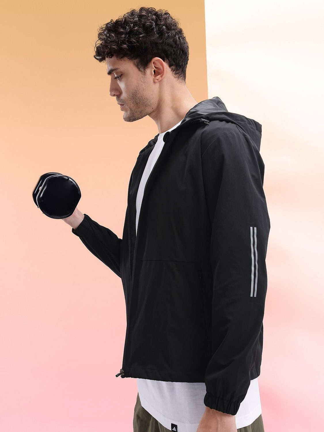 Image of HRX by Hrithik Roshan Full Sleeve Printed Men Sports Jacket