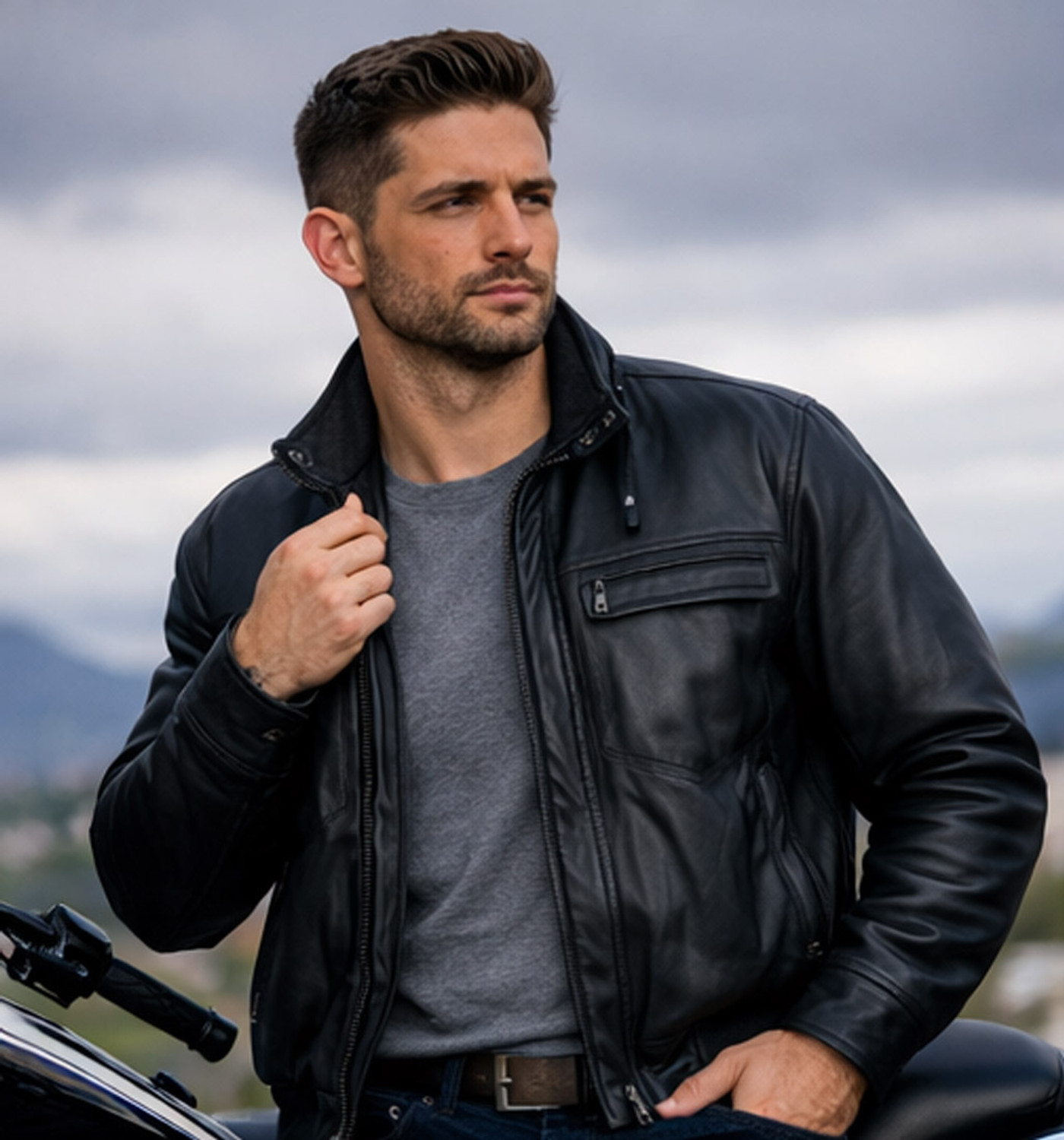 Image of Eci Full Sleeve Solid Men Jacket