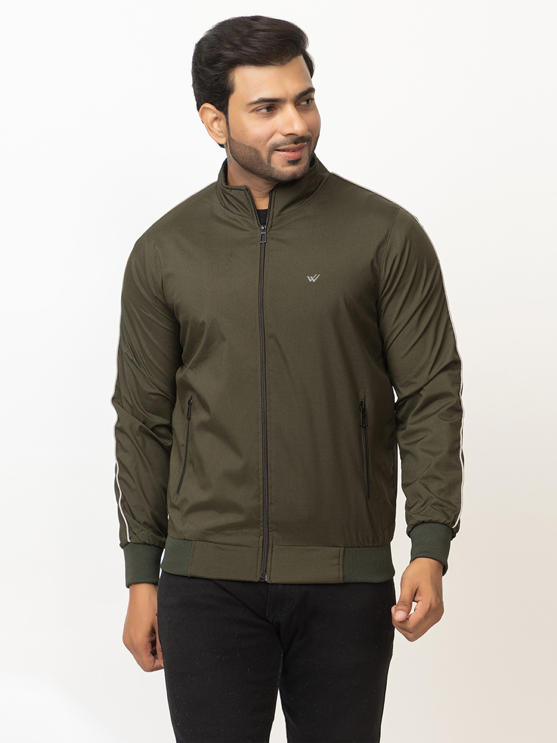 Image of Wild Cops Full Sleeve Solid Men Jacket