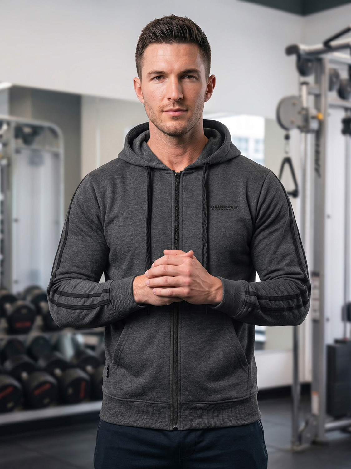 Image of HRX by Hrithik Roshan Men Solid Sports Jacket